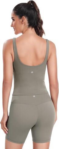 HeyNuts Zeal Bra Longline Classic U Back حمالات صدر رياضية متوسطة التأثير خالية من الأسلاك، قمصان بدون أكمام للتمرين مع وسادات قابلة للإزالة، أكواب B-D in Kuwait