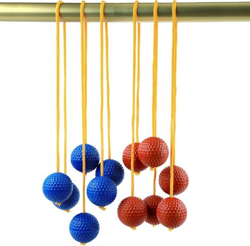 6 Packs Ladder Ball Replacement, Ladder Ball Toss Game Ladderball Throwing Ball Tournament-Style Balls Accessories for Sports Game Toss Match (Red&Blue) in Saudi Arabia