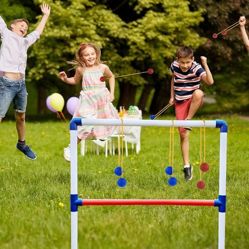 6 Packs Ladder Ball Replacement, Ladder Ball Toss Game Ladderball Throwing Ball Tournament-Style Balls Accessories for Sports Game Toss Match (Red&Blue) in Saudi Arabia