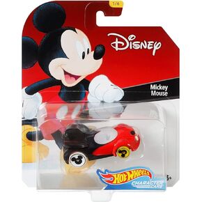 Hot Wheels Disney Mickey Mouse Vehicle 1:64 Scale Character Car