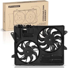 A-Premium Engine Radiator Cooling Fan Assembly Compatible with Select Ford Models - Mustang 2015-2021, 3.7L 5.0L 5.2L - Replace# FR3Z8C607A