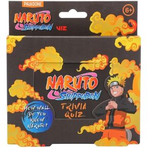 Paladone Naruto Trivia Quiz | Collectible Card Game for Anime Fans | 100 Questions to Challenge Your Naruto Knowledge