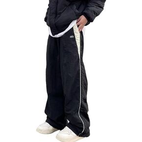 Unisex Y2k Baggy Sweatpants Men ParachuteTrack Pants Vintage Joggers Hip Hop Oversized Sweatpants for Men in Kuwait