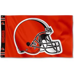 Cleveland Browns Printed Header 3x5 Foot Banner Flag