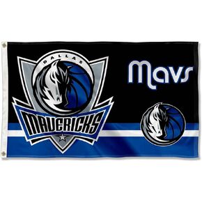 WinCraft Dallas Mavericks Dual Logo Indoor Outdoor Flag Banner