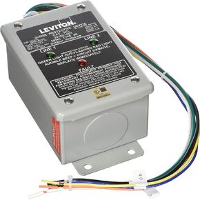 Leviton 32120-1 120/240 Volt Single Phase, Surge Panel, DHC and X10 Compatible, 80Ka L-N Max Surge Current