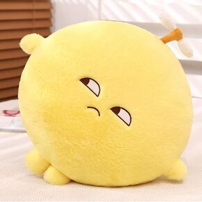 TZMAPU Lemon Plush Pillow, Stuffed Lemon Sofa Cushion, Lemon Doll Toy, Cozy Pillow for Sofa, Office, Cushion, Lounge, Gifts for Kids and Adults(Pink, 18 inches)