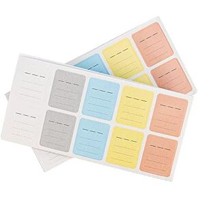 (120-Count) Camera Memory Card Label Stickers for SD XQD CFexpress Type-B Card, 5 Colors Flash Drive Adhesive Label Stickers Removable and Markable Each Size 0.79 x 0.98"