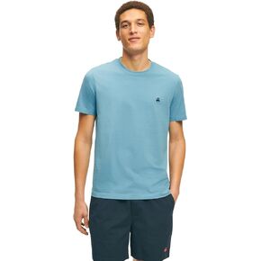 Brooks Brothers Men's Short Sleeve Supima Cotton Crew Neck Logo T-Shirt