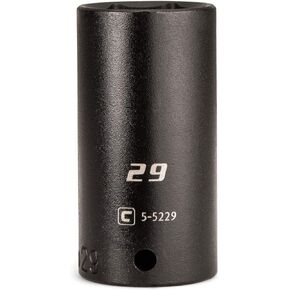 Capri Tools Deep Impact Socket, 1/2-Inch Drive, 6-Point, Metric (10 mm)