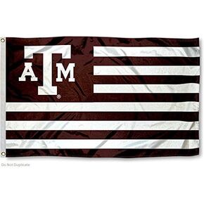 Texas A&M Aggies Stars and Stripes Nation Flag