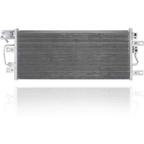A/C Condenser - Pacific Best Inc. Compatible/Replacement for 4298 13-19 Ford Explorer/Police V6 3.5L Turbo