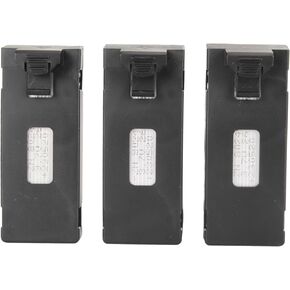 3PCS 3.7V 2600mAh Lithium Battery for E88 for Brushless for S13 S1 APP8GPS, Rechargeable Quadcopter Drone Lithium Battery for E88 for S13 S1 APP8GPS