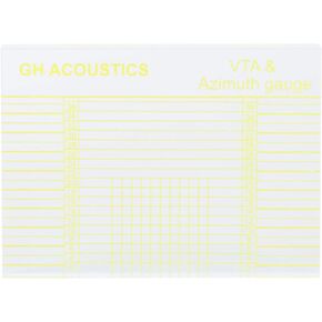 Demeras Block Ruler Headshell Aligning Accessory Gauge Alignment Clear Lines Scratch Resistance High Definition for Tonearm VTA Balance Azimuth Adjustment Ruler