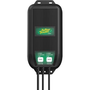 Battery Tender WaveCharge Pro 2 Bank Multibank Charger - 20 AMP (10 AMPs Per Bank) -12V - Smart Multi Battery Weatherproof Charger and Maintainer - 022-1007-DL-WH