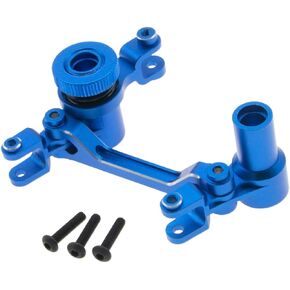 Steering Servo Saver Set Compatible with 1/7 Traxxas UDR Parts for Unlimited Desert Racer 85086-4 8256 8543 Upgrade Alloy(Dark Blue)