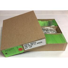 Paper Key Tag with Metal Rings - Green 250 Quantity (C5) in Kuwait