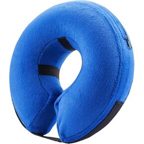BENCMATE Protective Inflatable Collar for Dogs and Cats - Soft Pet Recovery Collar Does Not Block Vision E-Collar(X-Small)