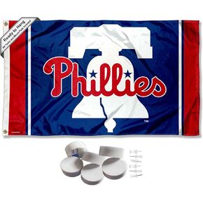 Philadelphia Phillies New Bell Banner and Tapestry Wall Tack Pads