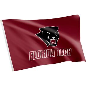 Desert Cactus Florida Institute of Technology Flag Panthers Tech Flag Banners 100% Polyester Indoor Outdoor 3x5 feet Flags (Style 1)