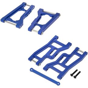Alloy Front Rear Suspension Arm A-arm for Traxxas Drag Slash 1967 Upgarde Parts Bandit VXL Upgrades (Dark Blue)