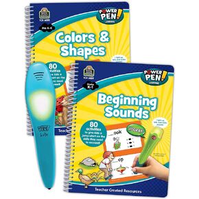 Teacher Created Resources Power Pen & Learning Books Set 1 - 2 Book Set - 6900