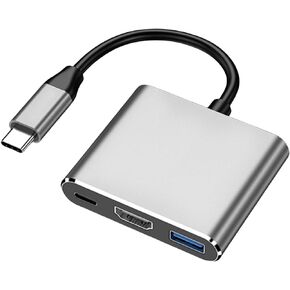 محول USB C إلى HDMI، محول USB_C Hub إلى 4K HDMI لأجهزة MacBook وiPhone 15 والأجهزة اللوحية والمحول والمزيد من أجهزة USB-C (كابل USB_C إلى HDMI)