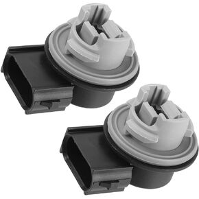 Motoforti Rear Brake Stop Turn Signal Light Bulb Socket Holder, for Ford F-150 2009-2014, Plastic, No.2U5Z-13411-DA, Black, 2pcs