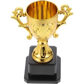 PartyKindom Award Trophy Cup: Gold Trophy Cup Plastic Award First Place Winner Award Trophies Cup for Sports Competition Party