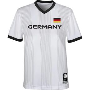 Outerstuff Youth & Kids FIFA World Cup Fan Top, Germany, Multicolor, Youth Large-14/16