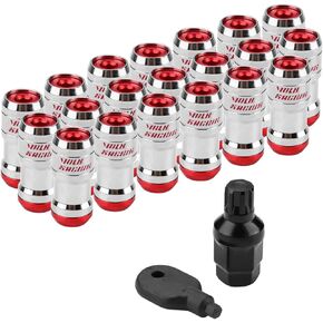 Blue Lug Nuts Rays Lug Nuts Lug Nuts M12 X P1.5 Car Racing Lug Wheel Nuts Screw For Most Of Aftermarket Wheels(Blue) (black)