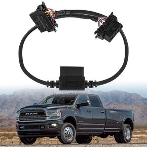 76405-01A Powder Coat Plug N Play Pass Through Harness Clip in OBD Plug for Ram & Toyota Only