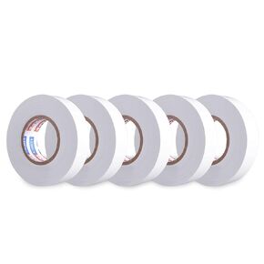 ADHES Electrical Tape Black Electric Tape Strong Adhesive 0.75inch by 65.6feet Pack of 5Rolls
