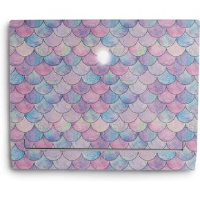 MightySkins Glossy Glitter Skin Compatible with Alienware X14 (2022) Full Wrap Kit - Mermaid Scales | Protective, Durable High-Gloss Glitter Finish | Easy to Apply & Change Styles | Made in The USA
