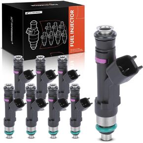A-Premium Fuel Injectors Compatible with Ford Expedition & Lincoln Navigator, 2007-2008, V8 5.4L, GAS, Set of 8, Replace# 0280158140, 7L1Z9F593B
