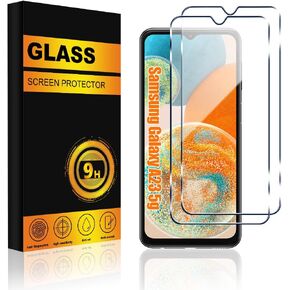 2 PACK Samsung Galaxy A23 5G / Galaxy A23 5G UW Screen Protector Glass, Premium 9H Hardness Anti-Scratch Bubble Free Tempered Glass Screen Protector for Samsung Galaxy A23 5G / Galaxy A23 5G UW