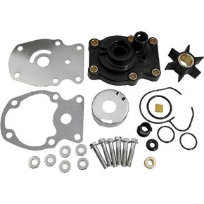 393630 Water Pump Repair Kit with Housing Compatible with Johnson Evinrude O-M-C 1980-UP 20 25 30 35 HP Outboard Motor Parts Replacement for 393509, 391636, 0393630, Sierra 18-3382