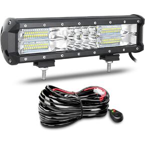 Willpower 28 Inch 396W Led Light Bar with Wiring Harness Spot Flood Combo Beam Fog Work Lamps Driving Offroad Lights for 4x4 Truck Tractor Boat Car ATV UTV SUV 12V 24V