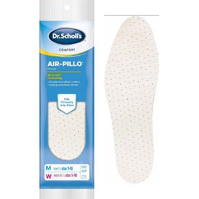 Dr. Scholl's AIR-PILLO Insoles // Ultra-Soft Cushioning and Lasting Comfort with Two Layers of Foam That Fit in Any Shoe - One Pair (Pack of 42)