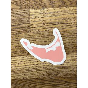 Nantucket 3", ACK decal, ACK sticker, Vinyl Decal Sticker, nantucket red, for car windows, mother's day, mom decal, Block Island, BI
