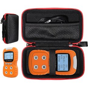 getgear Portable Gas Detector Case Compatible with XLA Alert Portable Gas Detector, TopTes PT330, CHNADKS, Coreel, HAOKESITE