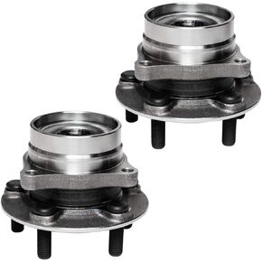 Front Wheel Hub and Bearing Assembly Compatible With 2004 05 06 07 08 2009 Toyota Prius AUQDD 513265 x2 (Pair) [5 Lug Hub]
