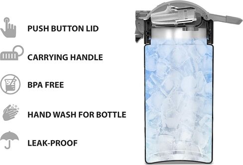 Zak Designs Minecraft 18/8 Single Wall Stainless Steel Kids Water Bottle with Flip-up Straw Spout and Locking Spout Cover, Durable Cup Stays Clean for Sports or Travel (15.5oz, Non-BPA) in Saudi Arabia