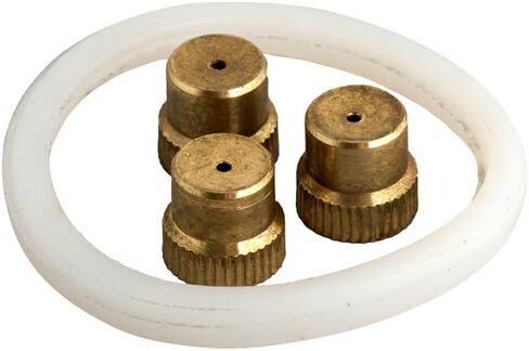 أطراف فوهة نحاسية (3) وحلقة على شكل حرف O (1) - تناسب كلاسيكيات JR الكلاسيكية وUltra Cool وUltra Cool JR Misters - تناسب in Kuwait