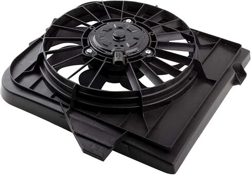 Left Driver Side Engine Cooling Fan Assembly Fit for Dodge Caravan & Grand Caravan & for Chrysler Town & Country 2001-2005, for Chrysler Voyager 2001-2003 Replace# 620-018 in Saudi Arabia