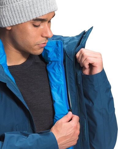 THE NORTH FACE Men's Clement Triclimate Jacket, Monterey Blue/Hero Blue, X-Large in Saudi Arabia