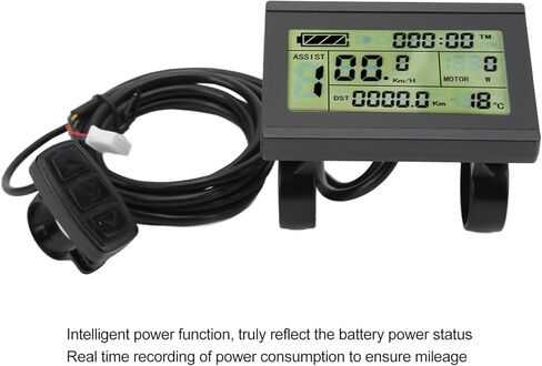 شاشة LCD3، شاشة LCD3 شاشة عرض دراجة كهربائية 72 فولت ABS مع موصل SM للتحكم in Kuwait