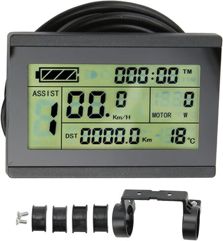 شاشة LCD3، شاشة LCD3 شاشة عرض دراجة كهربائية 72 فولت ABS مع موصل SM للتحكم in Kuwait