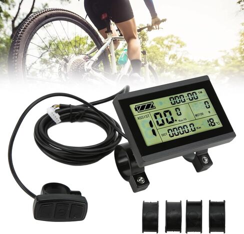 شاشة LCD3، شاشة LCD3 شاشة عرض دراجة كهربائية 72 فولت ABS مع موصل SM للتحكم in Kuwait