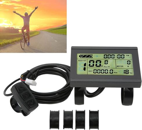 شاشة LCD3، شاشة LCD3 شاشة عرض دراجة كهربائية 72 فولت ABS مع موصل SM للتحكم in Kuwait